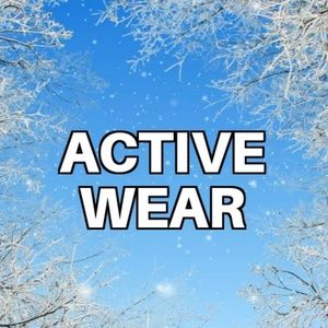 Active wear available in my closet